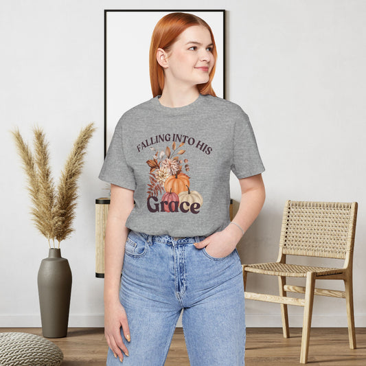 Falling into His Grace Women T-Shirt.