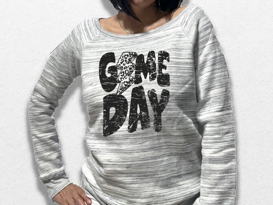 Game Day Wide-Neck Sweatshirt